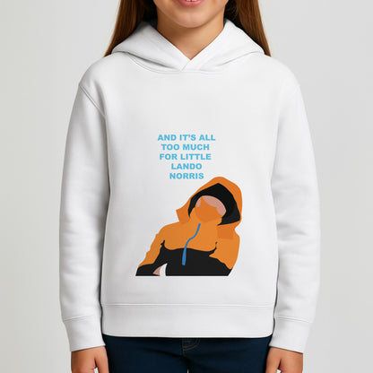 And It's All Too Much Girls Hoodie