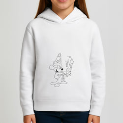 Wizard Mickey Blue Girls Hoodie
