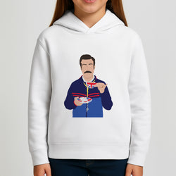 Ted Drinking Tea Girls Hoodie