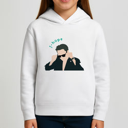 J-Hope Glasses - K Pop Kids Hoodie