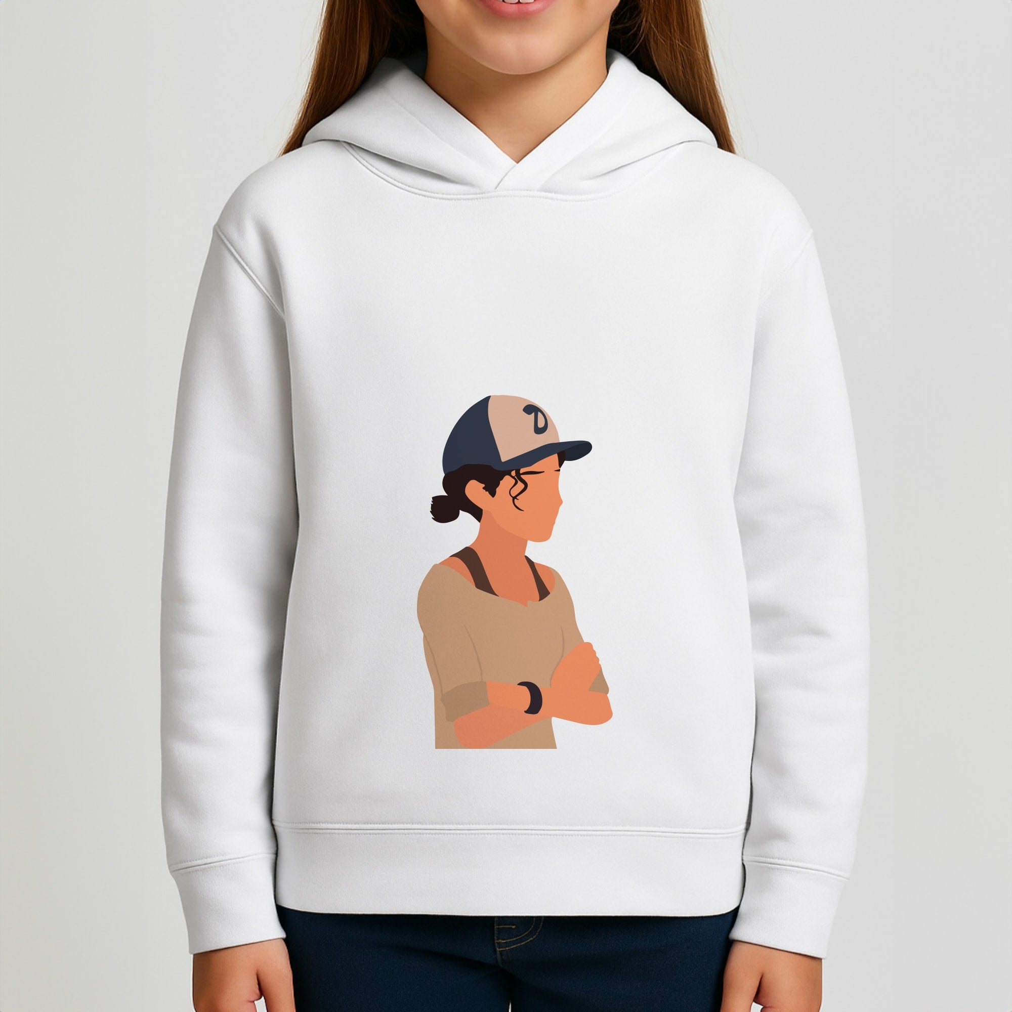 Clementine Faceless - TWD Girls Hoodie