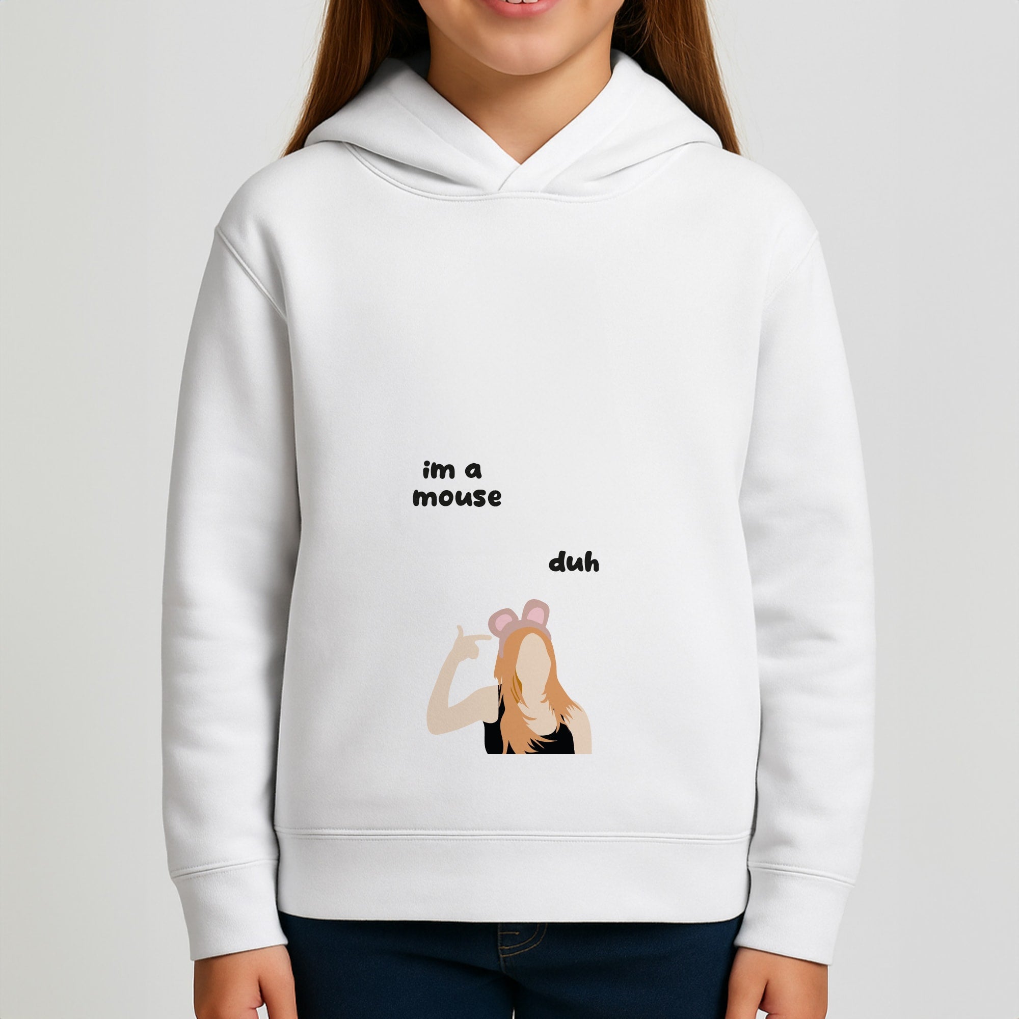 I'm a mouse Halloween - Mean Girls Girls Hoodie