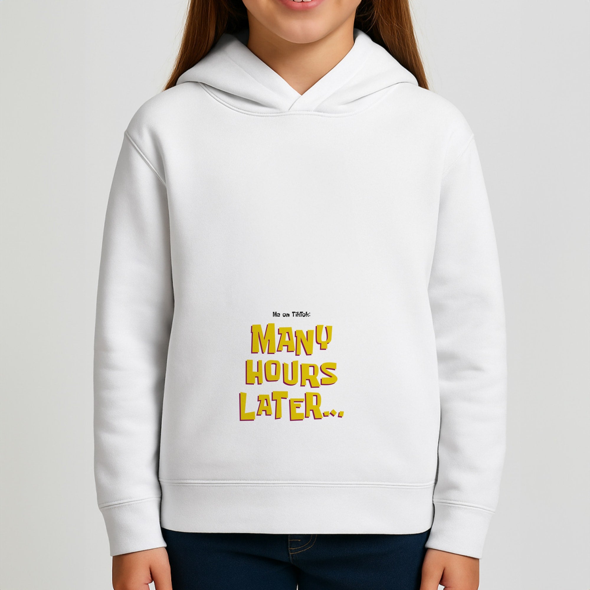 Many Hours Later Girls Hoodie