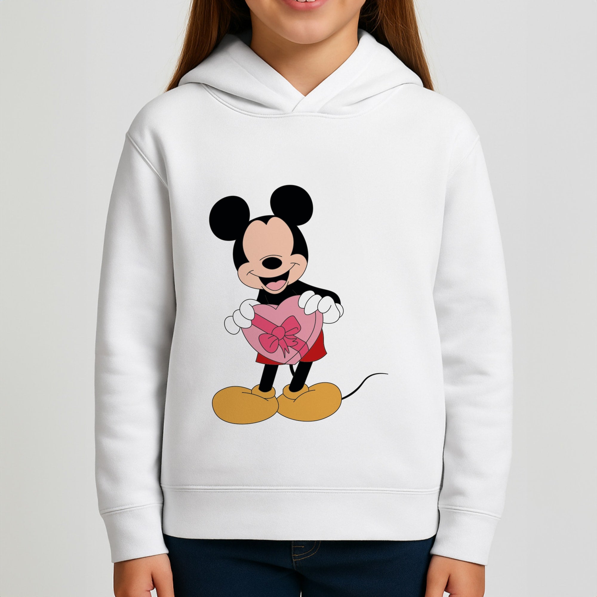 Mickey's Gift Valentine's Girls Hoodie
