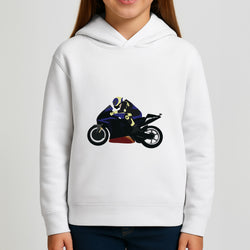 Purple Motorbike - Motorbike Girls Hoodie
