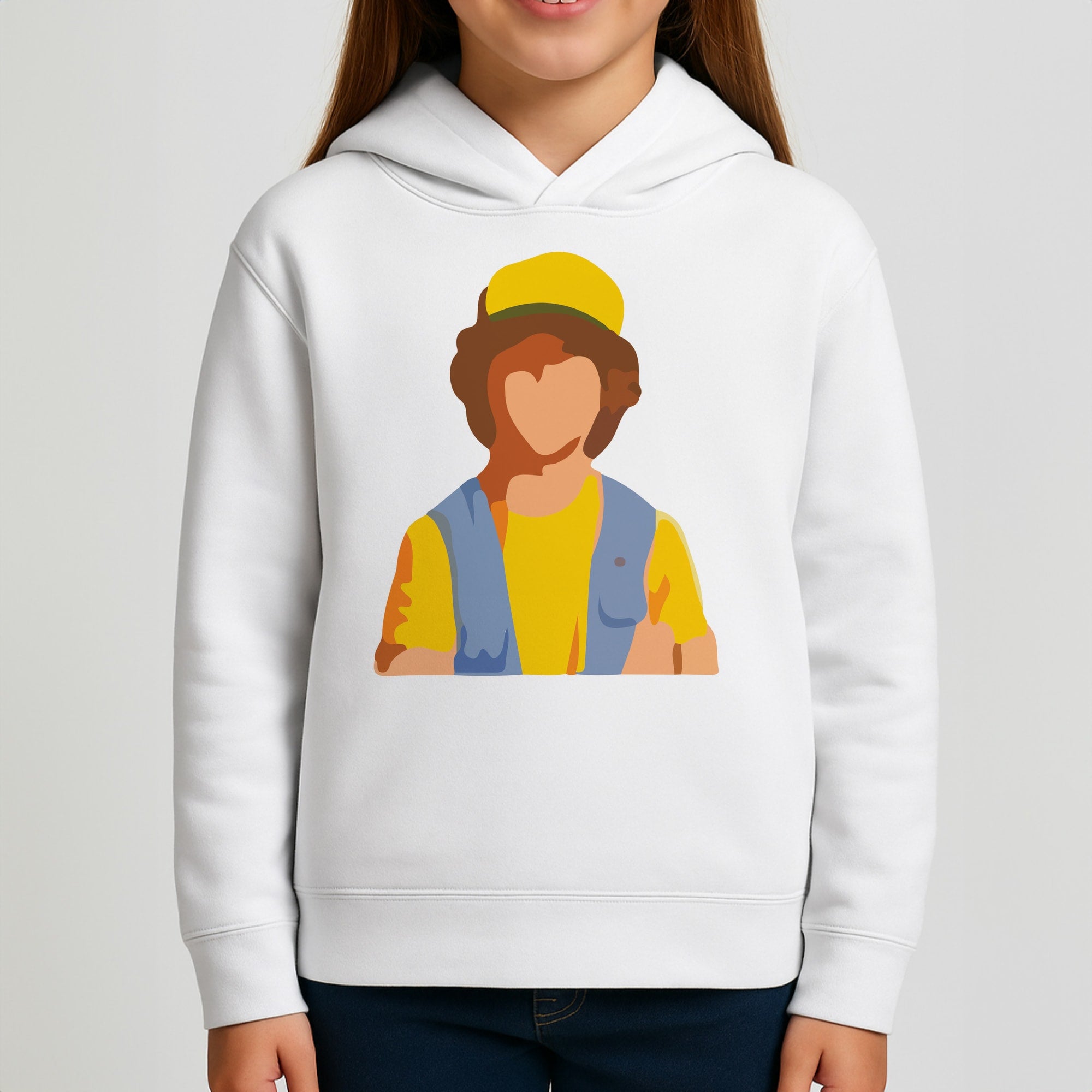 Faceless Dustin - Stranger Things Kids Hoodie
