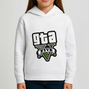 Green Five - Video Game Kids Hoodie 3