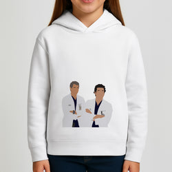 Two Doctors Arm Crossed - Grey's Girls Hoodie