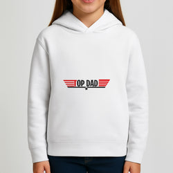 Top Dad- Fathers Day Girls Hoodie