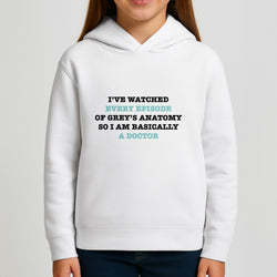 I've Watched Every Episode Of Grey's Kids Hoodie