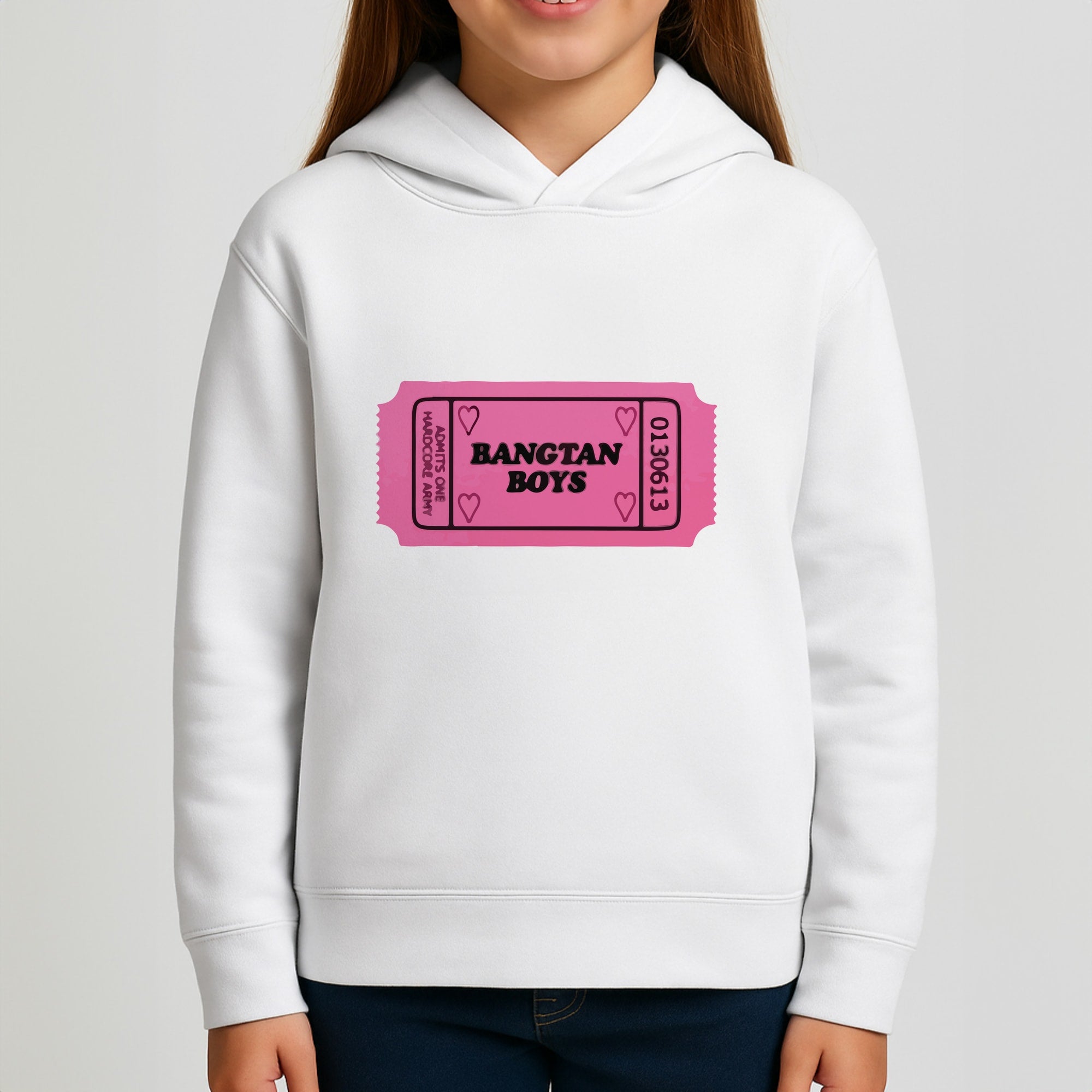 Bangtan Boys Ticket - K Pop Kids Hoodie