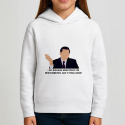 I Am Running Away From My Responsibilities Girls Hoodie