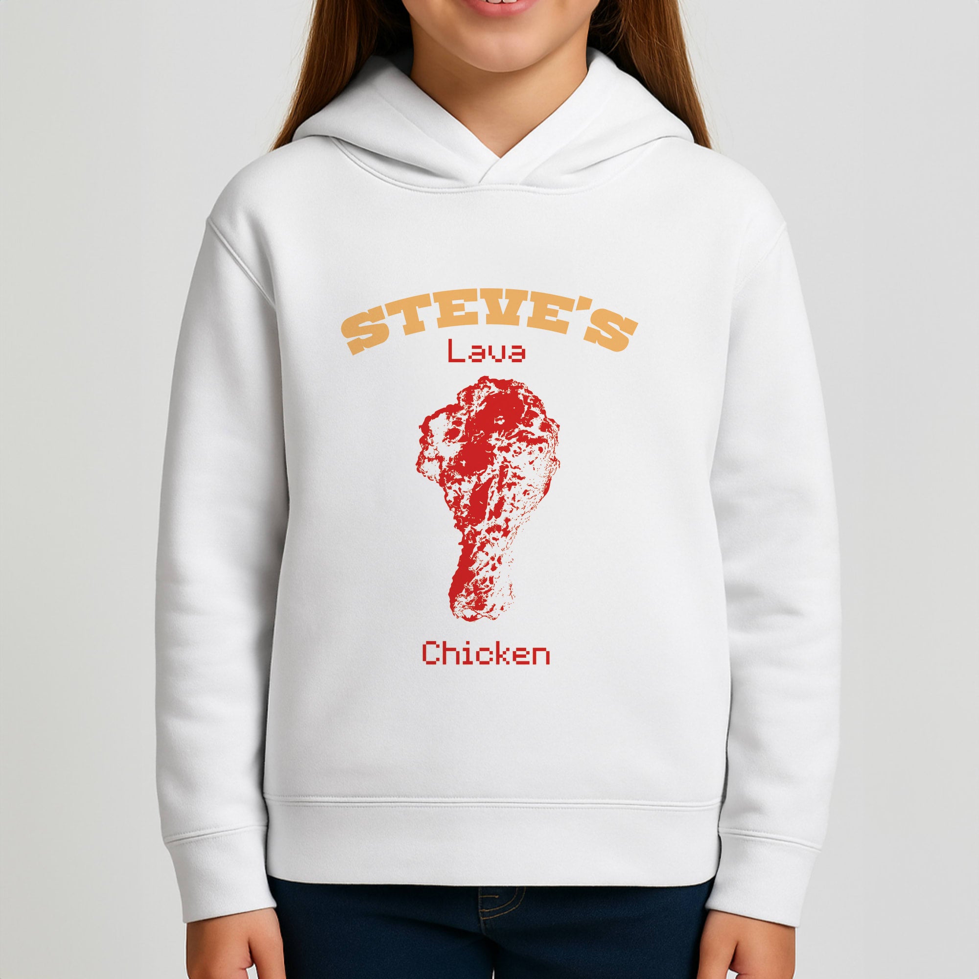 Steve's Lava Chicken Girls Hoodie