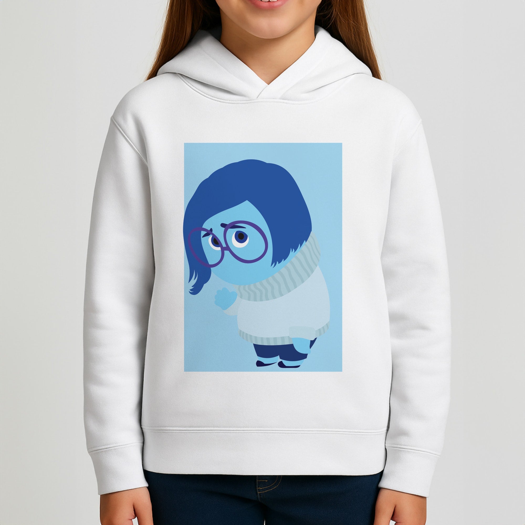 Sadness - Inside Out Girls Hoodie