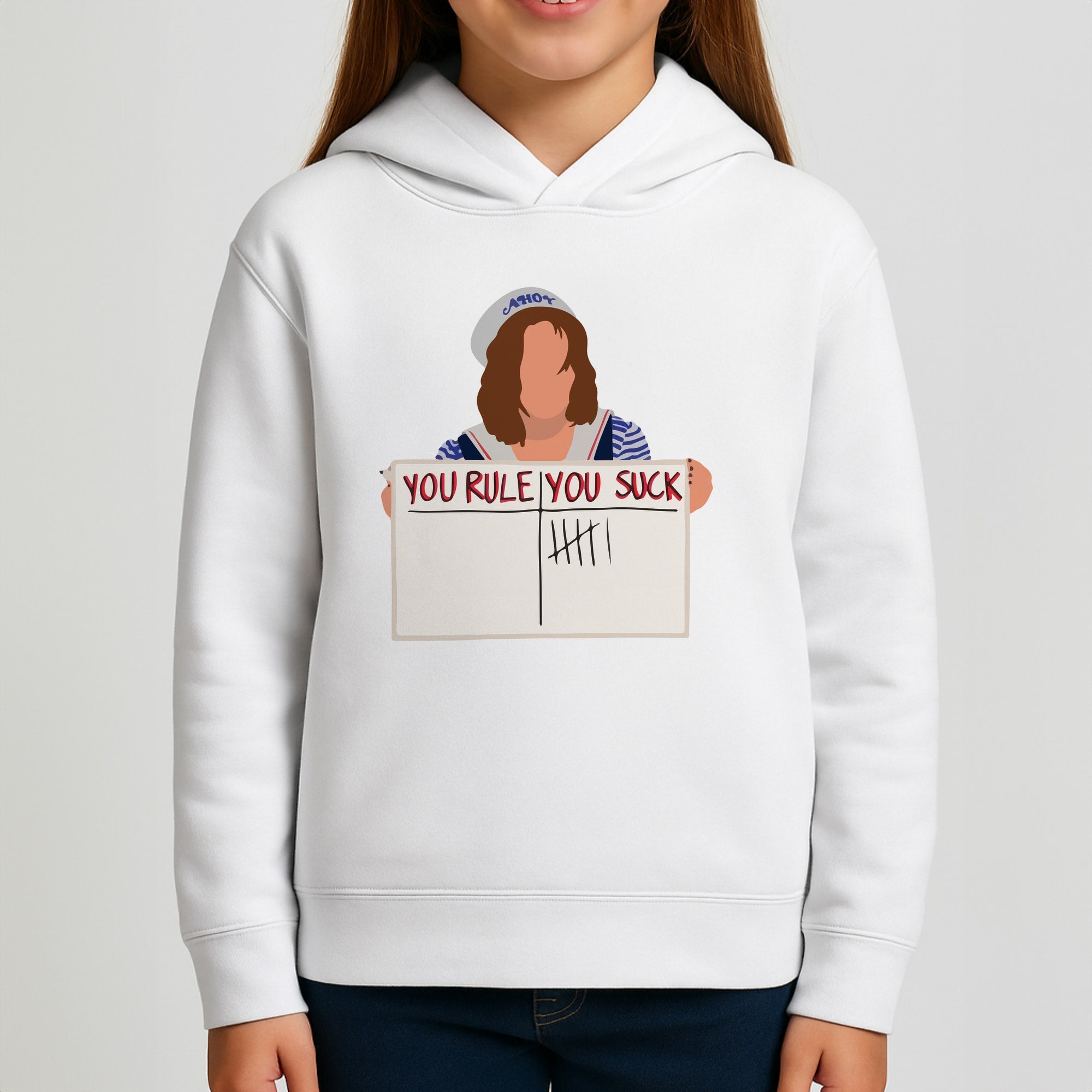 You Suck Tally Kids Hoodie