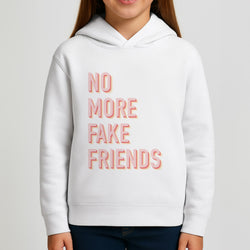 No More Fake Friends Girls Hoodie