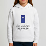 Never Ignore Coincidence Kids Hoodie 3