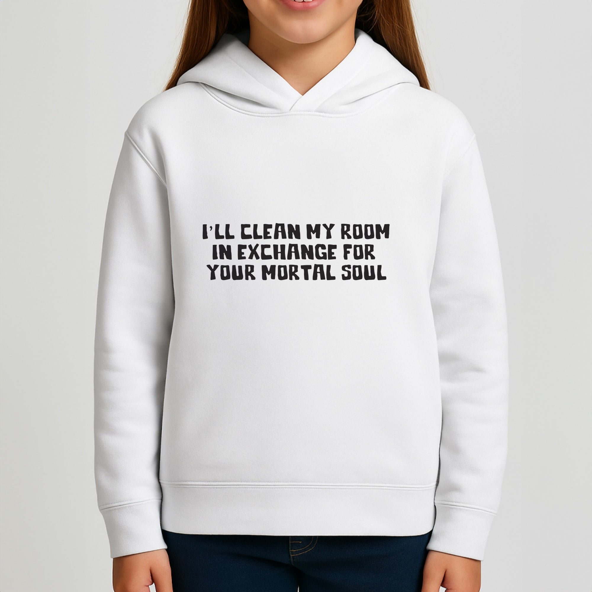 I'll Clean My Room In Exchange Wednesday Kids Hoodie