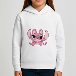 Gazing - Pink Alien Girls Hoodie