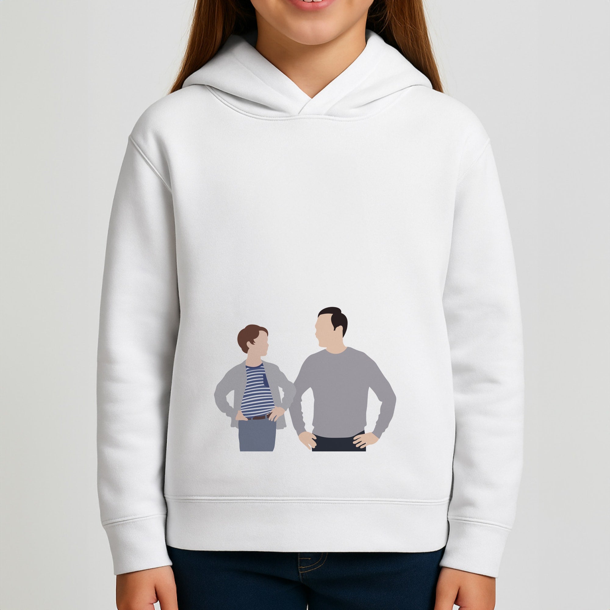 Big And Little Sheldon - Sheldon Girls Hoodie
