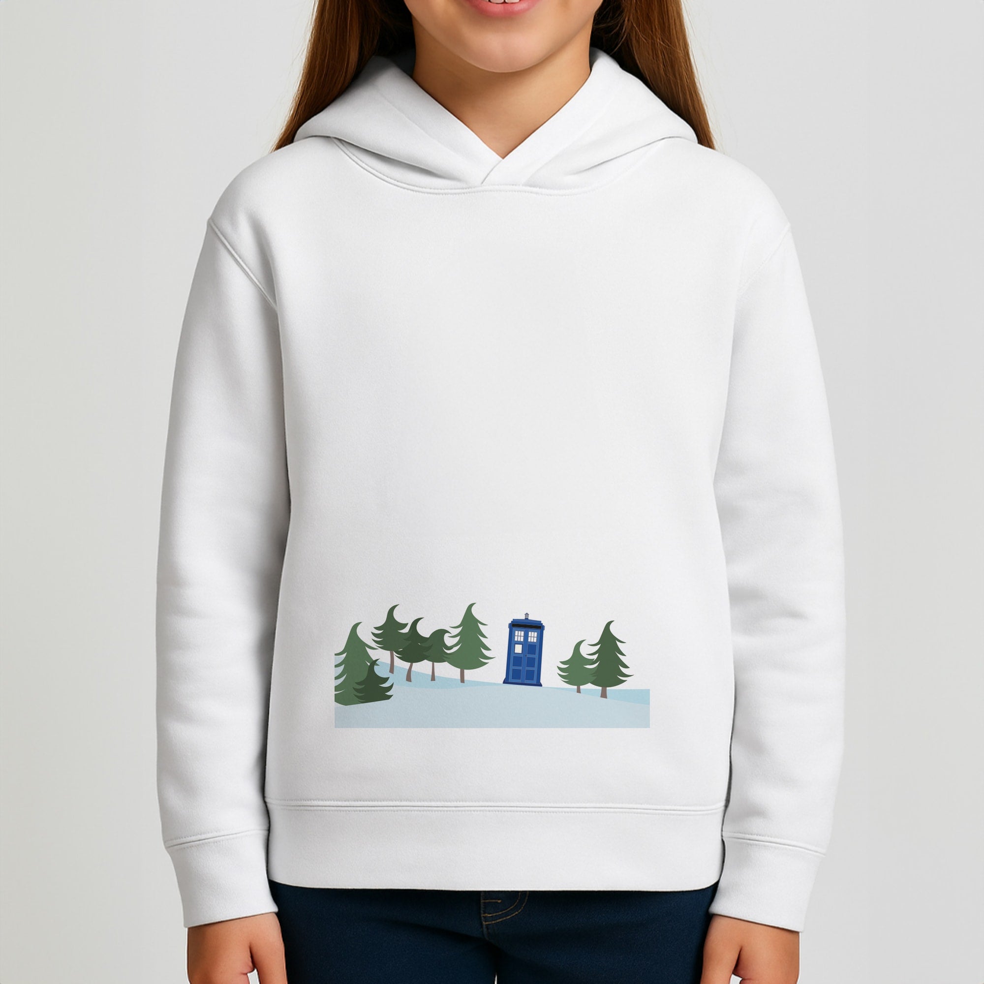 Christmas Tardis - Doctor Who Girls Hoodie