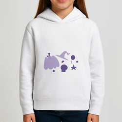 Halloween Pattern 5 Girls Hoodie
