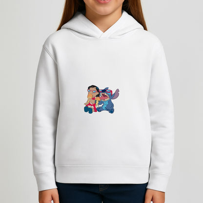 Ice Cream Alien Blue Girls Hoodie