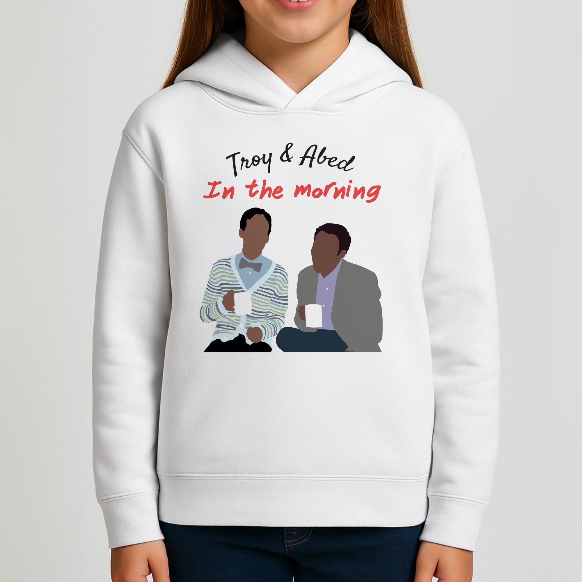 Troy And Abed In The Morning - Community Kids Hoodie