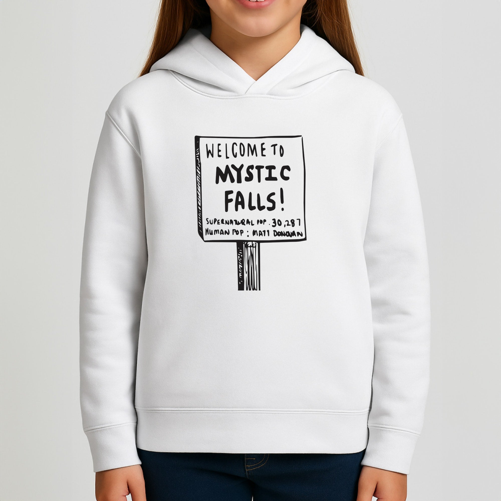 Welcome to Mystic Falls - VD Kids Hoodie