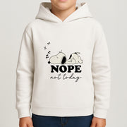 Nope, Not Today Kids Hoodie 4