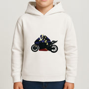 Purple Motorbike - Motorbike Kids Hoodie 4