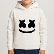 Black And White Helmet In Space  Kids Hoodie 4