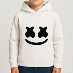 Black And White Helmet In Space  Boys Hoodie