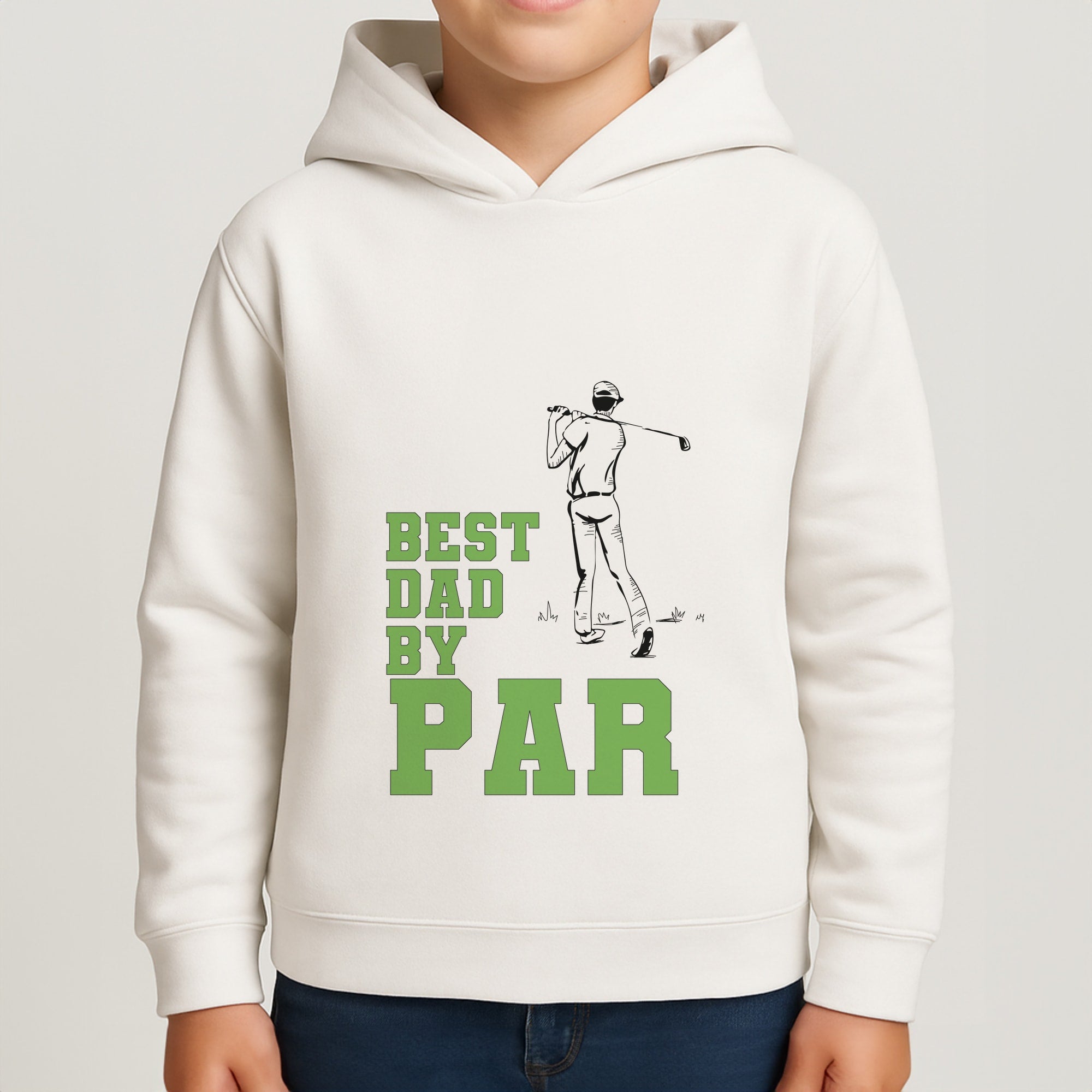 Best Dad By Par - Fathers Day Boys Hoodie