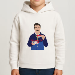 Ted Drinking Tea Boys Hoodie