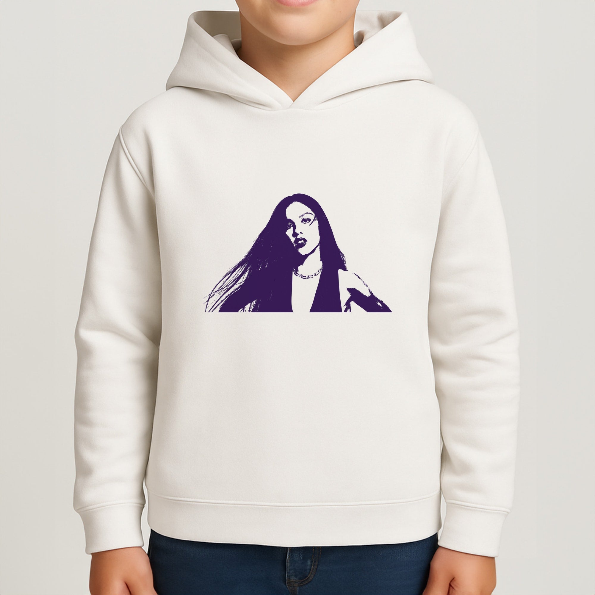 Stars And Butterflies Pattern Kids Hoodie