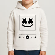 Helmet DJ Album Cover Kids Hoodie 4