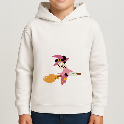 Witch Female Mouse Halloween Boys Hoodie