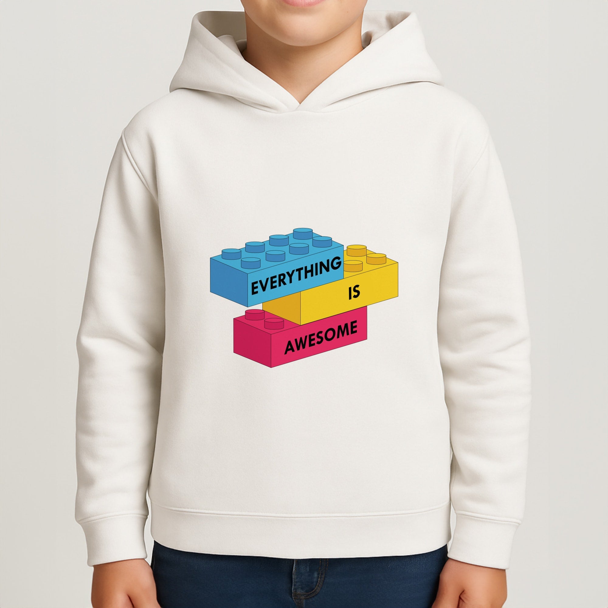 Everything Is Awesome Bricks Boys Hoodie