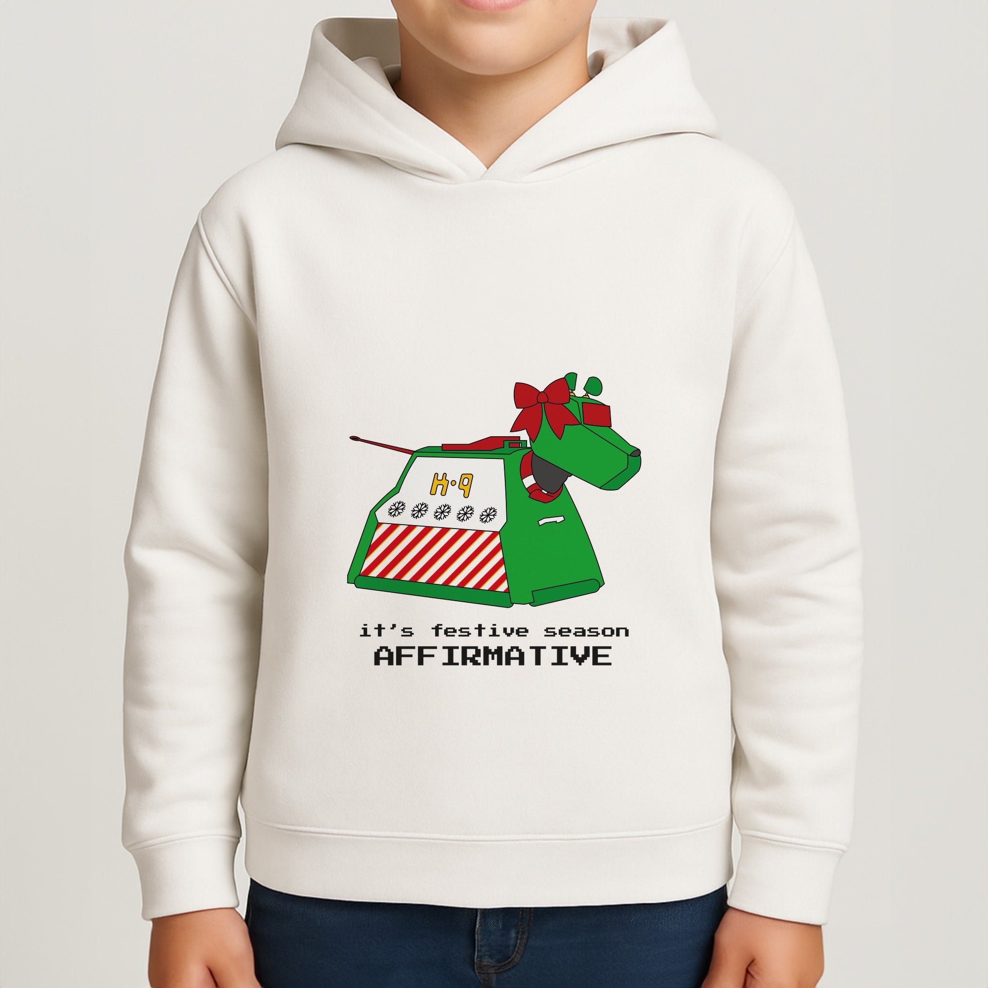 K9 Festive Season - Doctor Who Boys Hoodie