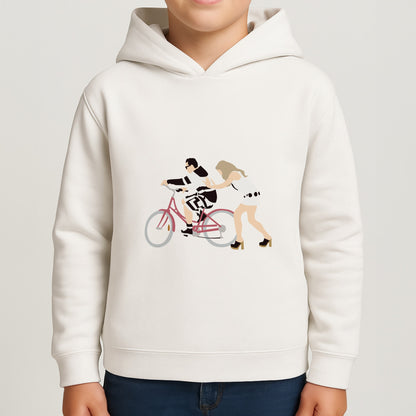David Riding A Bike Boys Hoodie
