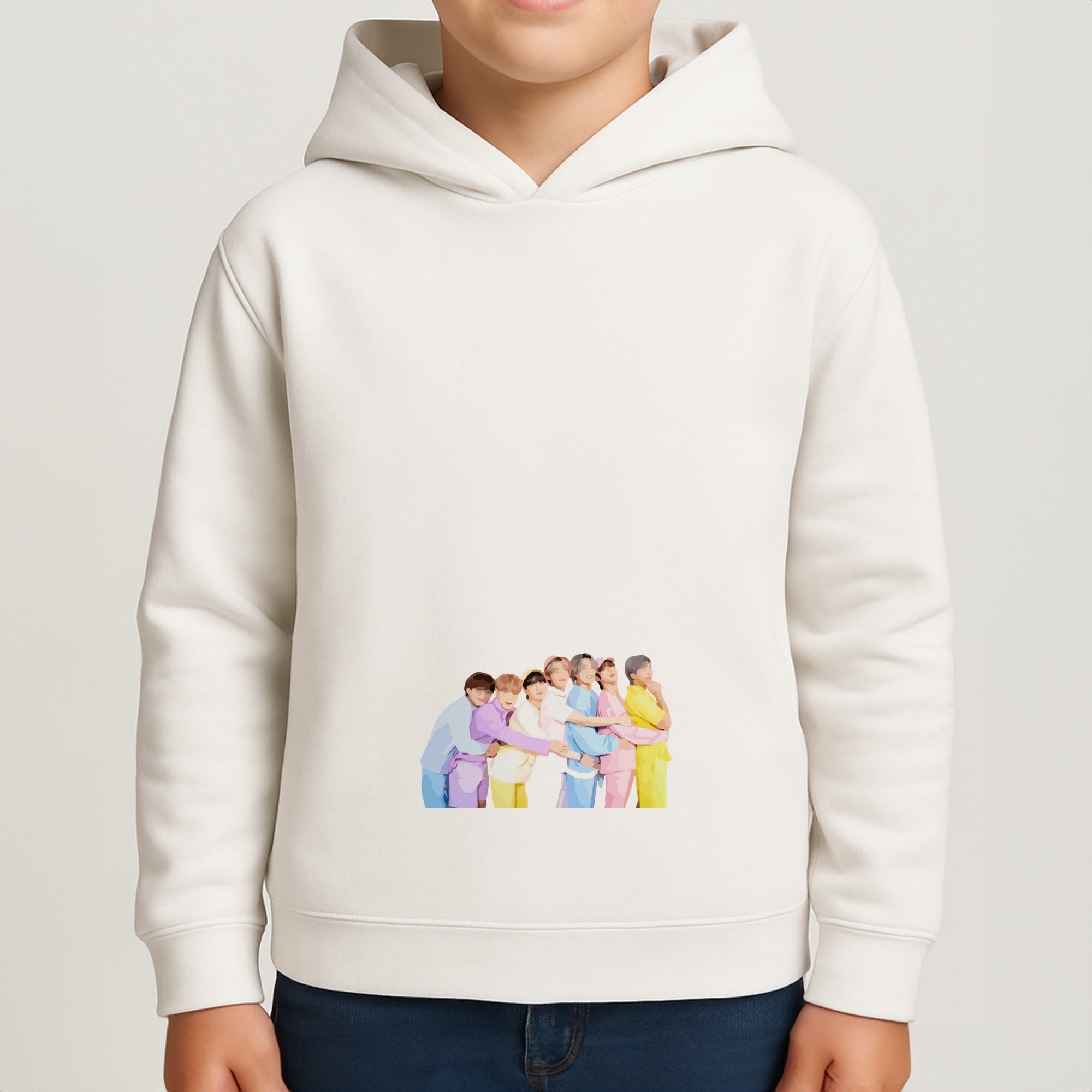 Colourful K-Pop Band Band Boys Hoodie