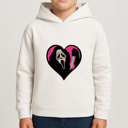 Heart face - Halloween Boys Hoodie