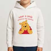 Wear A Smile Whatever The Weather  Kids Hoodie 4