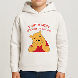 Wear A Smile Whatever The Weather  Boys Hoodie