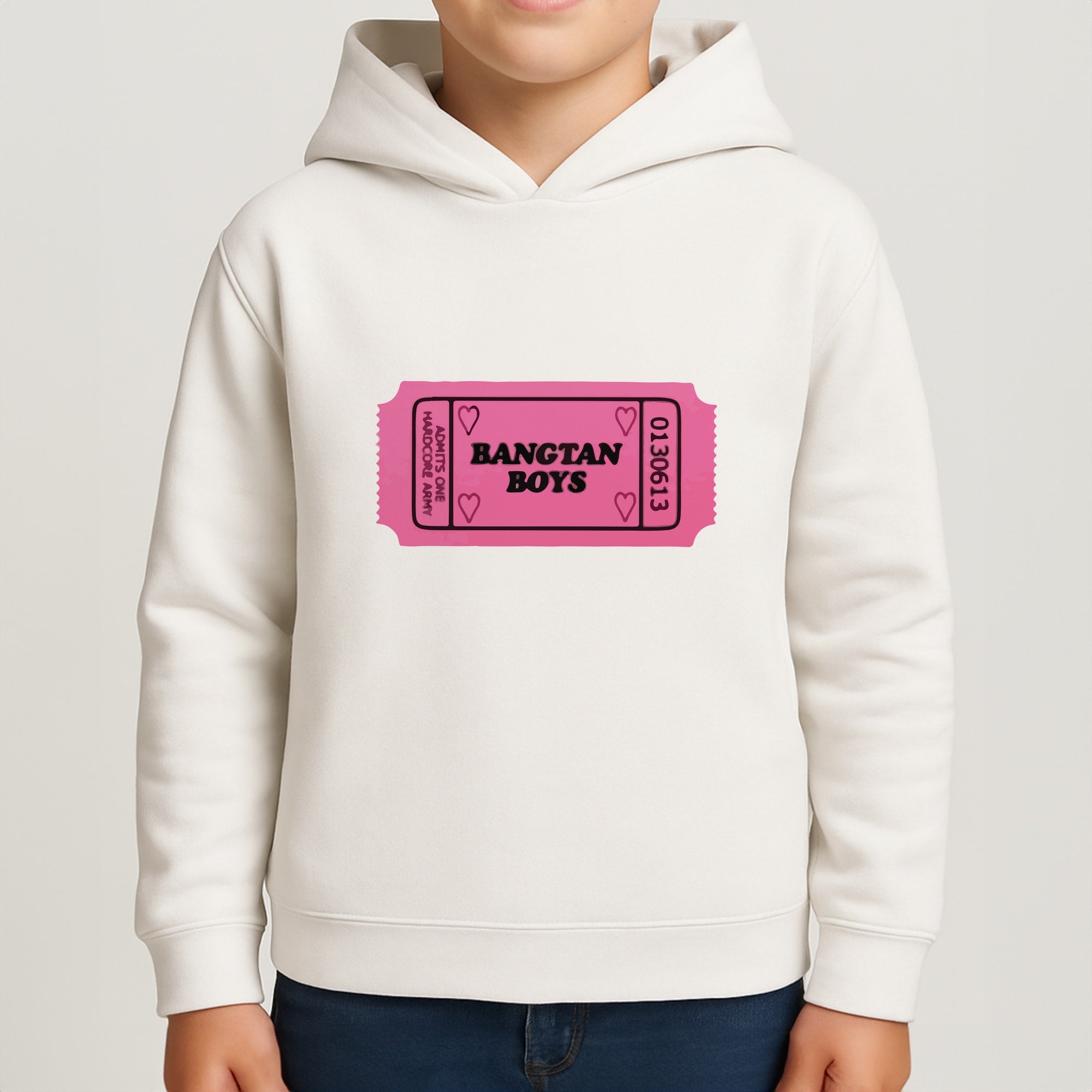 Bangtan Boys Ticket - K Pop Kids Hoodie