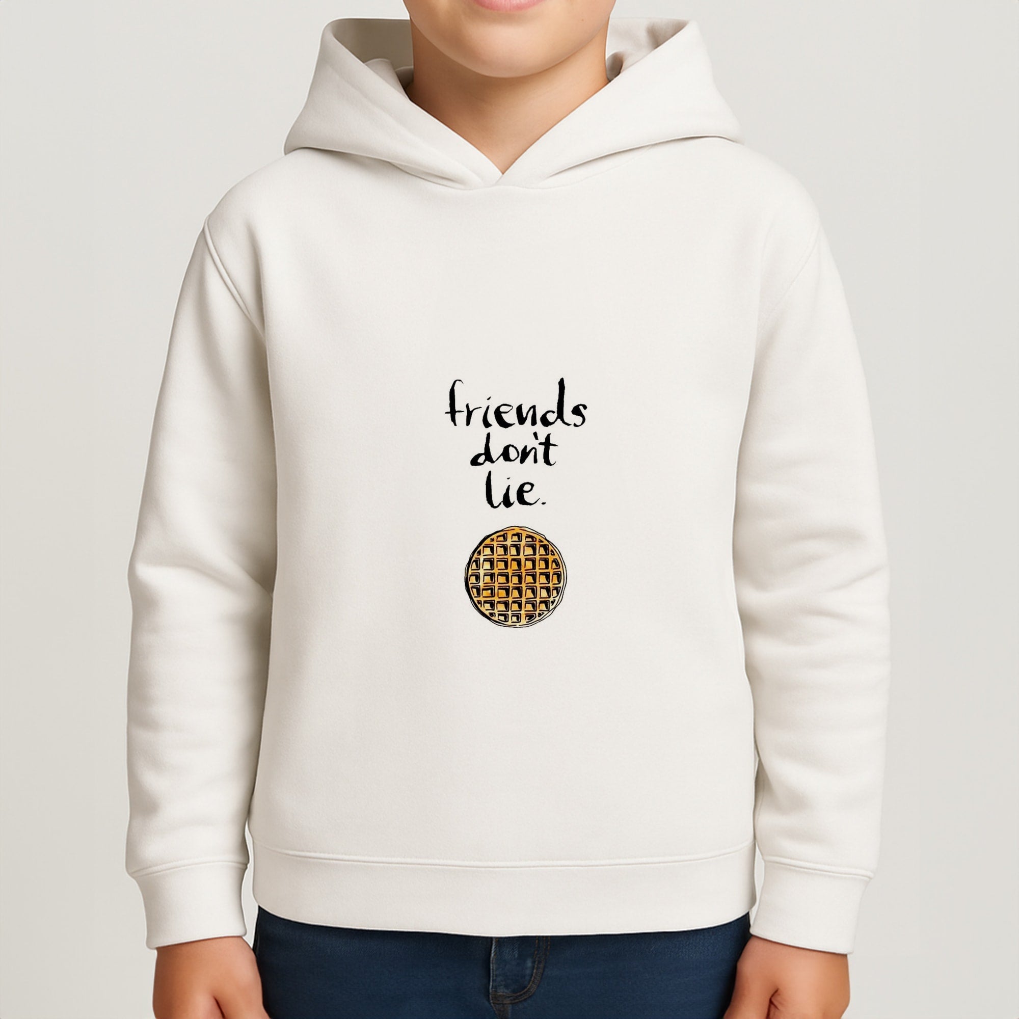 Friends Don't Lie Waffle Boys Hoodie