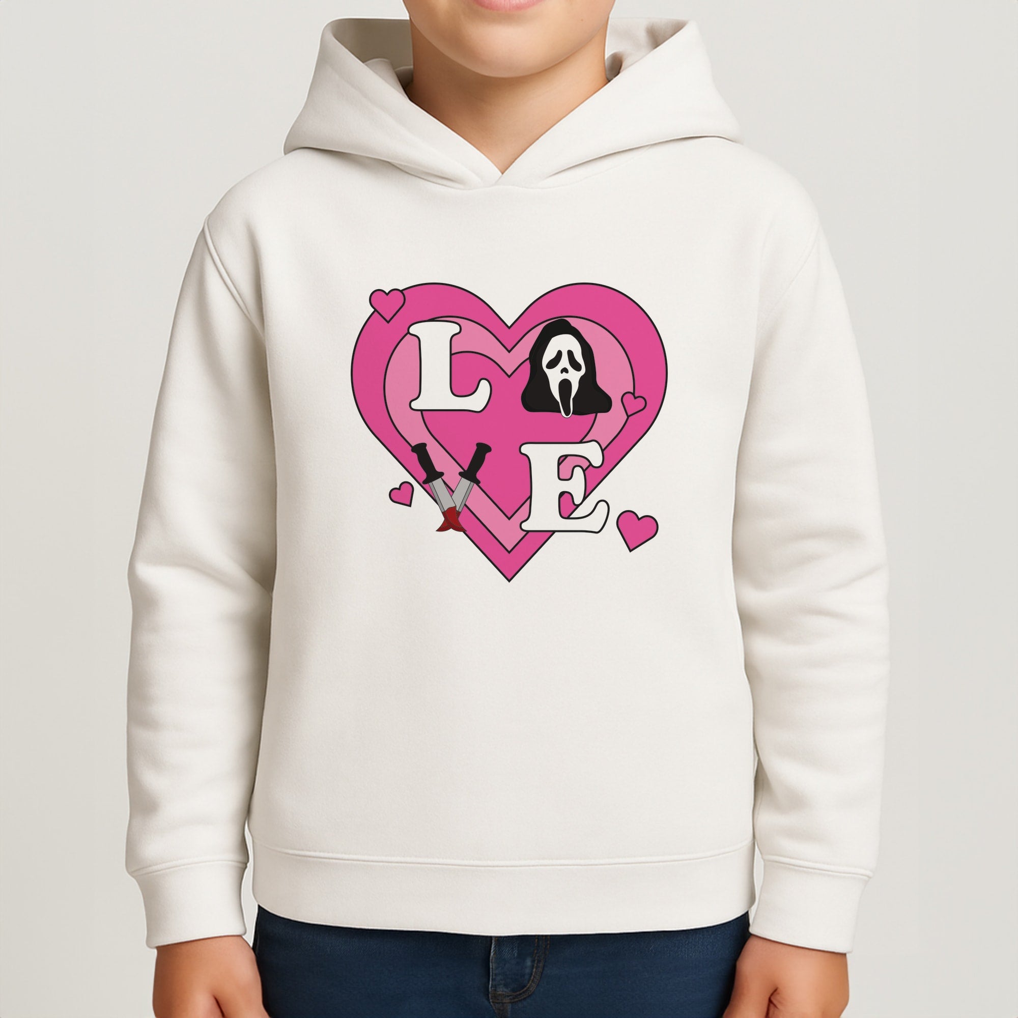 Love Ghost Kids Hoodie