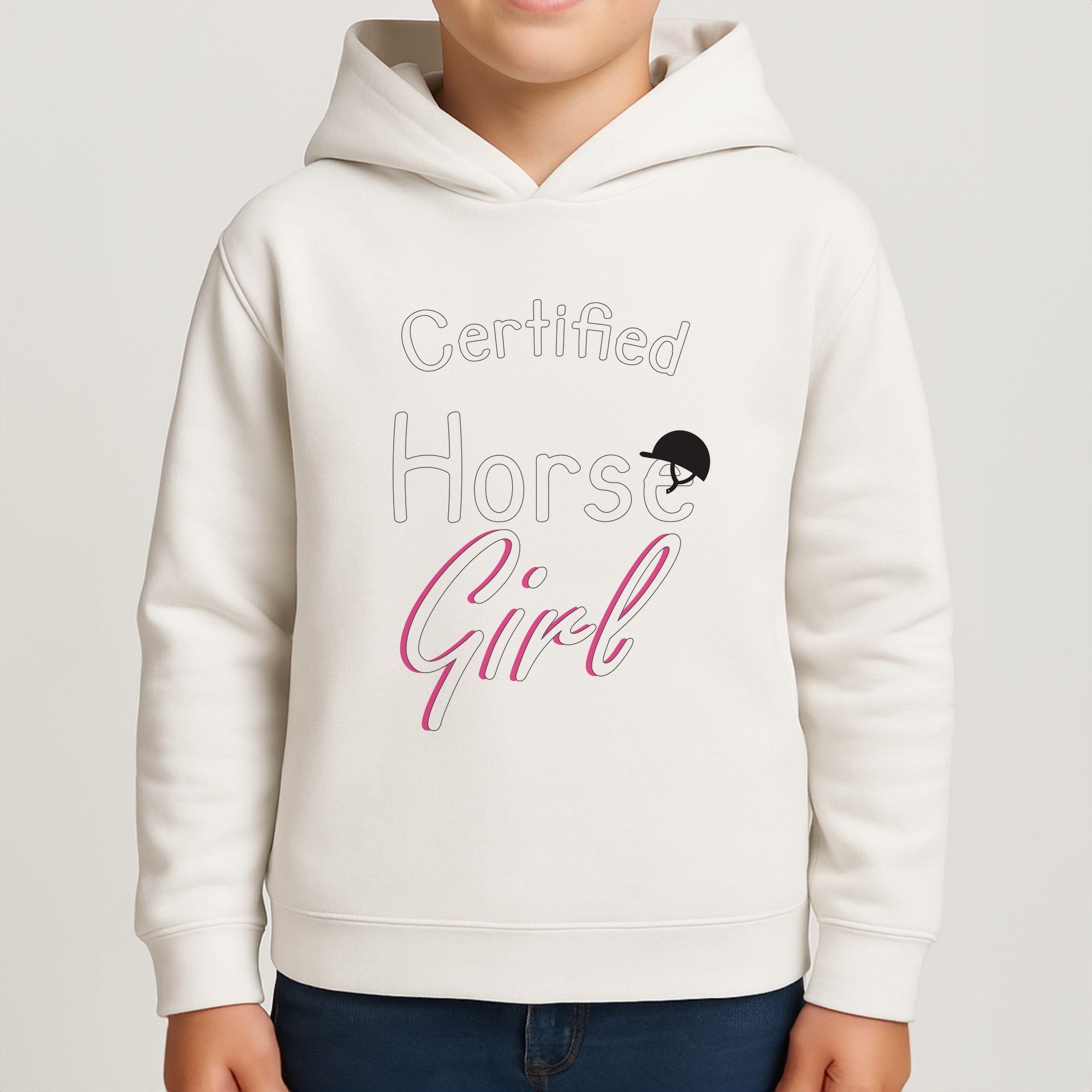 Certified Horse Girl - Horses Boys Hoodie