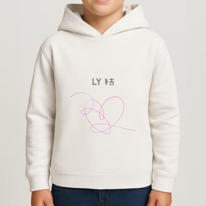LY Heart - K Pop Boys Hoodie
